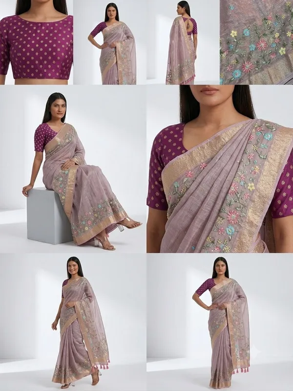 Elegant_Pastel_Pink_Floral_Embroidered_Saree_With_Blouse_Piece