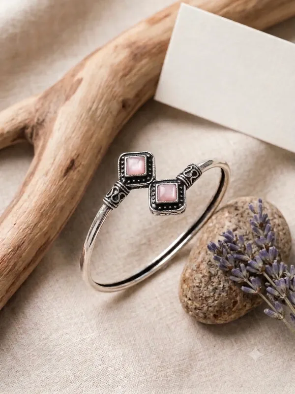 Oxidized_Silver-Tone_Adjustable_Stone_Bracelet_for_Women