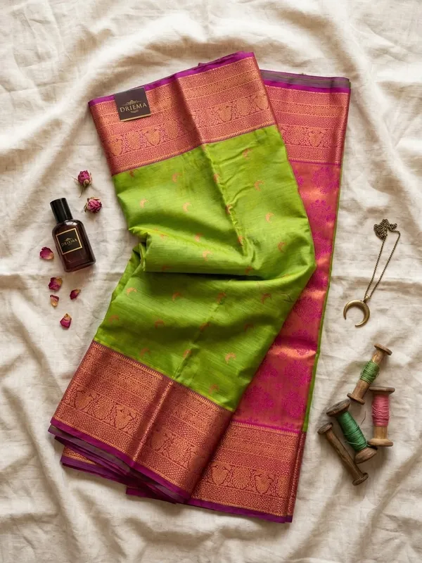 Maharashtrian_royal_elegance_to_your_ethnic_wardrobe_with_this_beautiful_Paithani_Style_Saree_Collection_With_Blouse_Piece