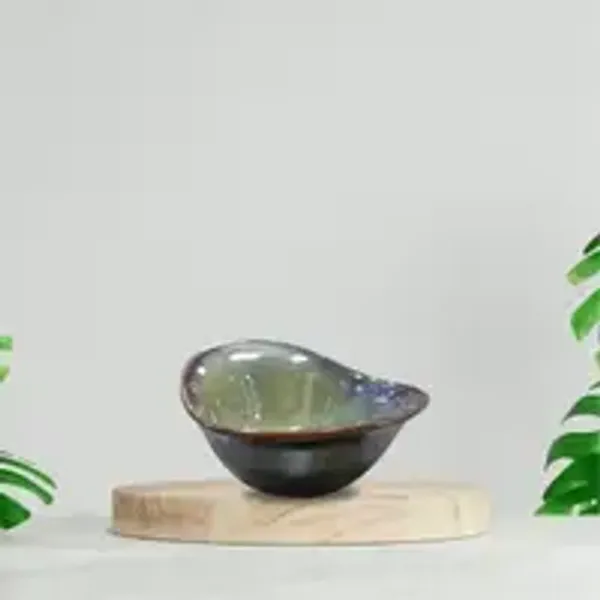 Deep_Oval_Bowl_With_Handle_Dessert_Green_7x5_5_Inches