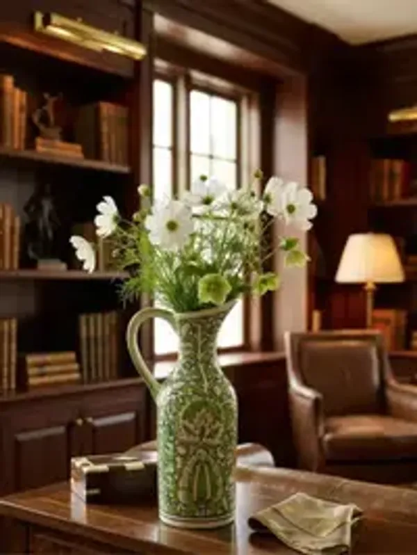 Verdant_Bloom_Handcrafted_Ceramic_Jug_Vase_10_5_Inch