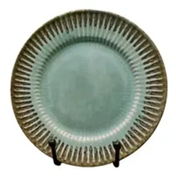 Fluted_Round_Georgian_Border_Handcrafted_Plate_Oceanic_Whisper_8