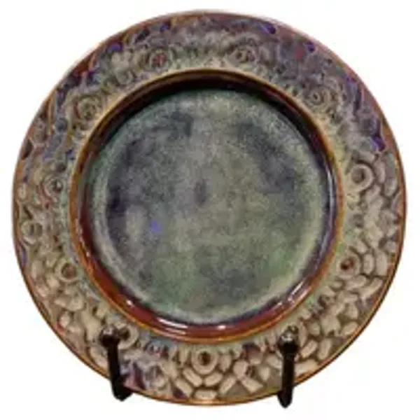 Round_Georgian_Border_Hand_Carved_Plate_Dessert_Green_7_5