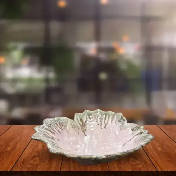 Winter_Leaf_Shaped_Pink_Blush_Deep_Bowl_8_Inches