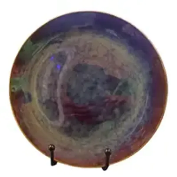 Round_Handcrafted_Plate_Dessert_Green_8_5