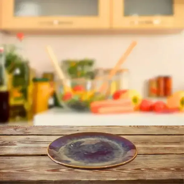 Round_Handcrafted_Plate_Dessert_Green_8_5