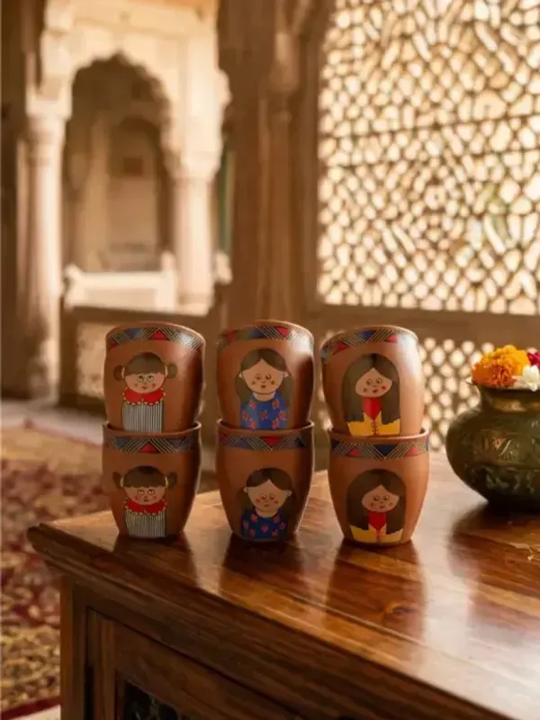 Doll_Art_Ceramic_Kulhad_Cup_Set_Set_Of_6_Pcs