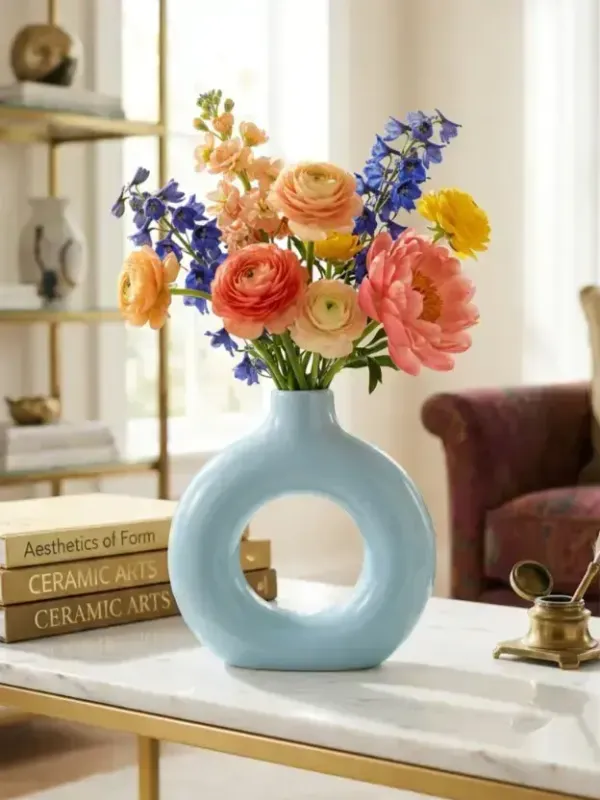 Sky_Blue_Ring_Ceramic_Vase_4_Inches