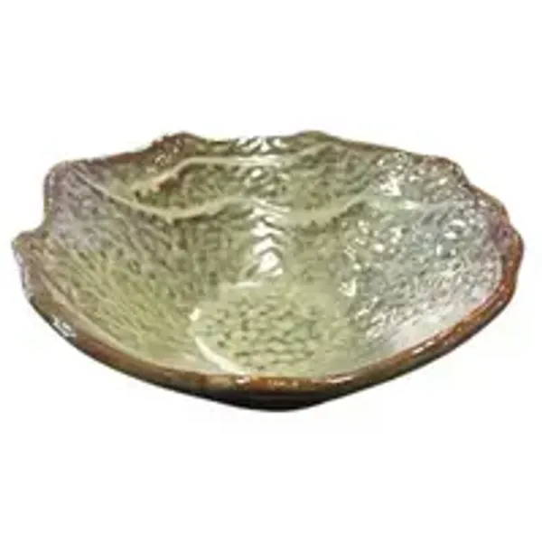 Round_Inclined_Encraved_Artistic_Bowl_Dessert_Green_8_Inches