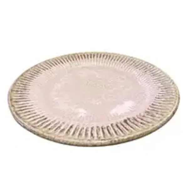 Fluted_Round_Georgian_Border_Handcrafted_Plate_Pink_Blush_10_5