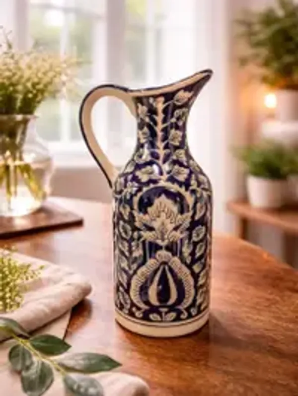 Indigo_Bloom_Ceramic_Jug_Vase