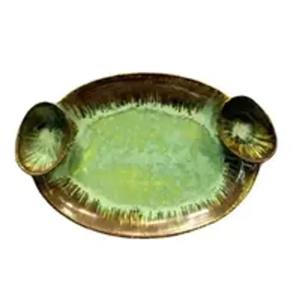 Verdant_Oval_Platter_With_Dip_Bowl_Double_Bowl