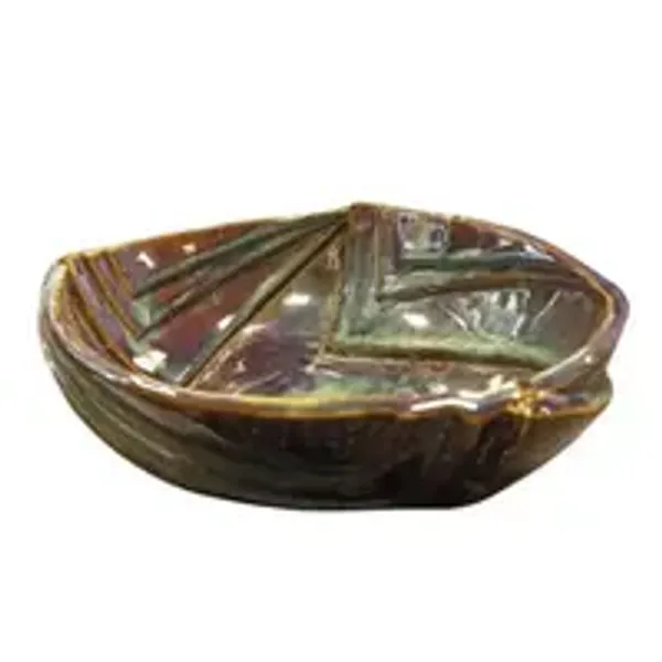 Studio_Art_Geometry_Engraved_Oblonged_Oval_Shape_Round_Bowl_10_X_8_Inches