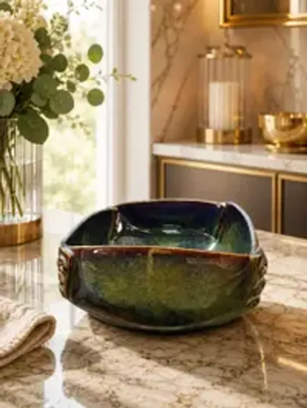 Square_Hand_Folded_Button_Carved_Bowl_Dessert_Green_8_X_5