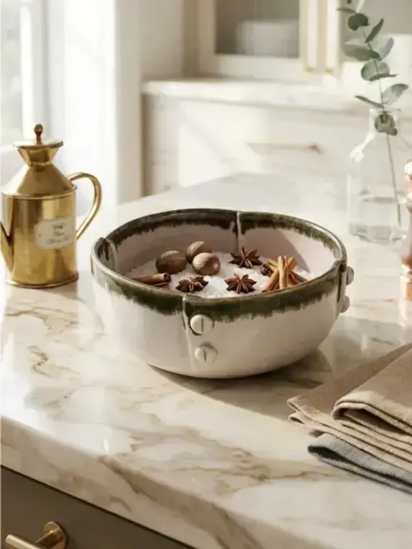 Handcrafted_Rustic_Drip_Glaze_Ceramic_Serving_Bowl_With_Stud_8_Inch