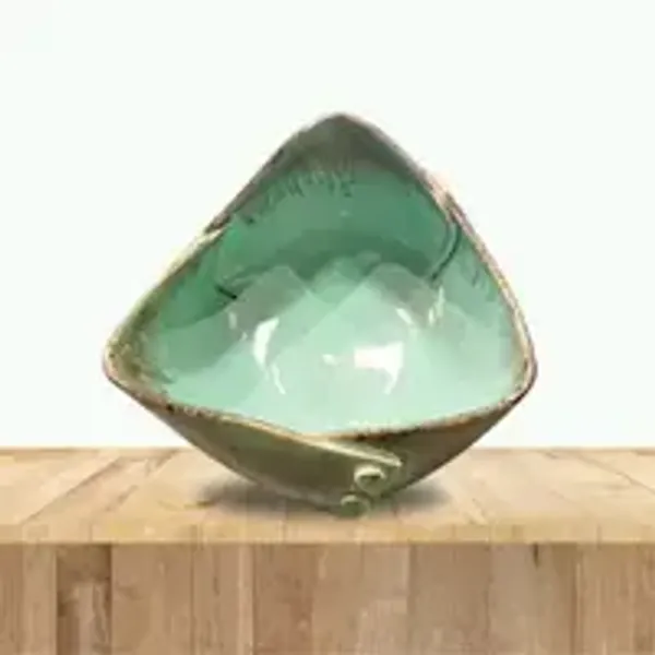Folded_Triangle_Shape_Engraved_Serving_Bowl_Oceanic_Whisper_8_X_5_Inches