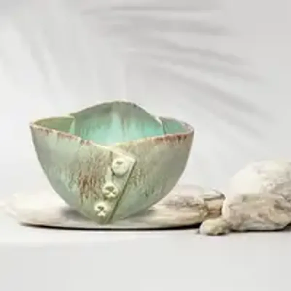 Folded_Triangle_Shape_Engraved_Serving_Bowl_Oceanic_Whisper_8_X_5_Inches