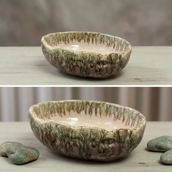 Oval_Studio_Crafted_Serving_Bowl_With_Border_8x6_Inches_Pink_Blush