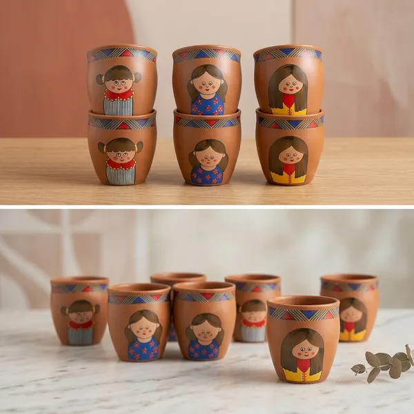 Doll_Art_Ceramic_Kulhad_Cup_Set_Set_Of_6_Pcs