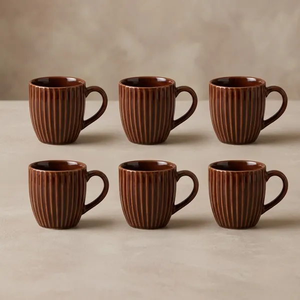 Rustica_Ribbed_Ceramic_Mug_Set_Set_Of_6_Pcs
