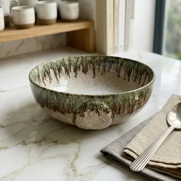 Handcrafted_Rustic_Drip_Glaze_Ceramic_Serving_Bowl_With_Sculpted_Detail_7_5_Inch