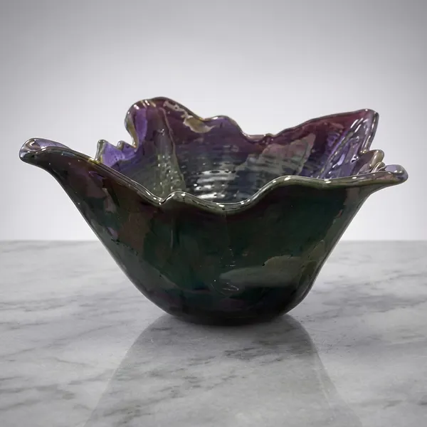 Square_Wavery_Border_Studio_Dessert_Green_Deep_Bowl_8x5_Inches