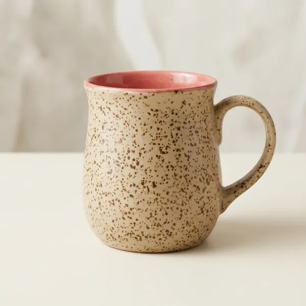 Coral_Speckle_Artisan_Mug