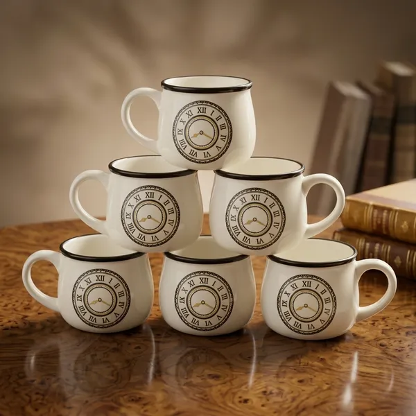 Vintage_Clock_Print_Ceramic_Mug_Set_Set_Of_6_Pcs