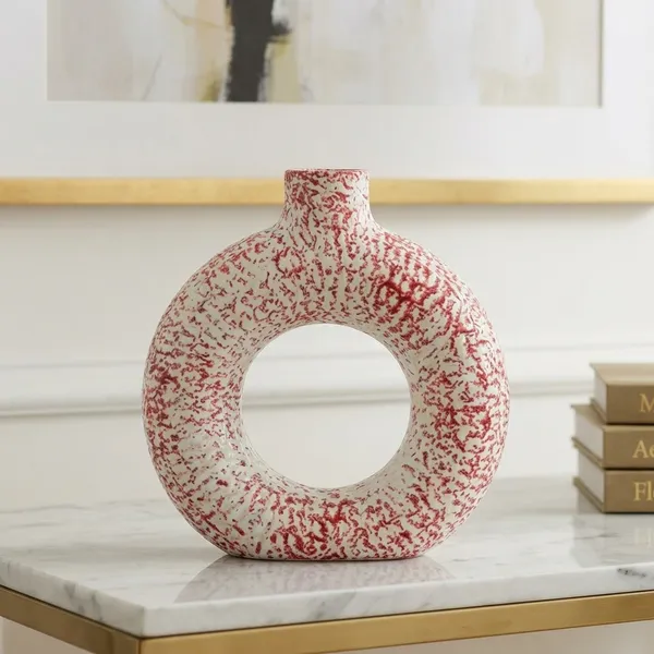 Crimson_Blush_Ring_Ceramic_Flower_Vase_6_5_Inches