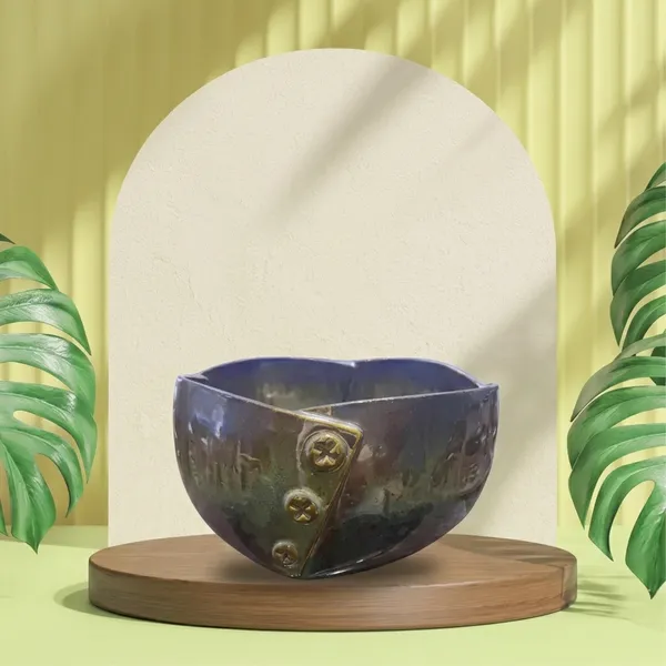 Round_Hand_Folded_Button_Carved_Bowl_Dessert_Green_8_X_5