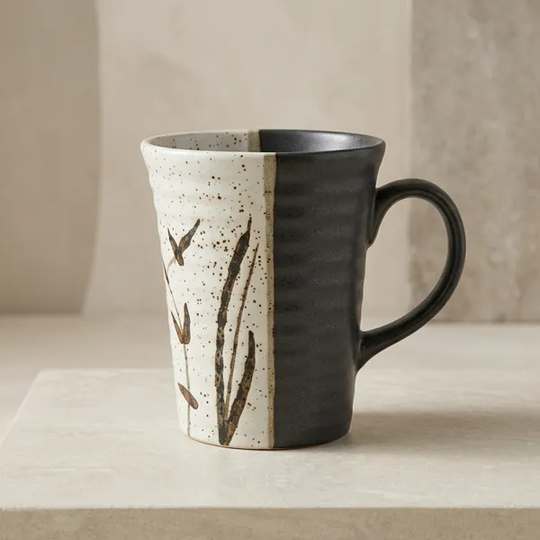 Monochrome_Meadow_Artisan_Mug