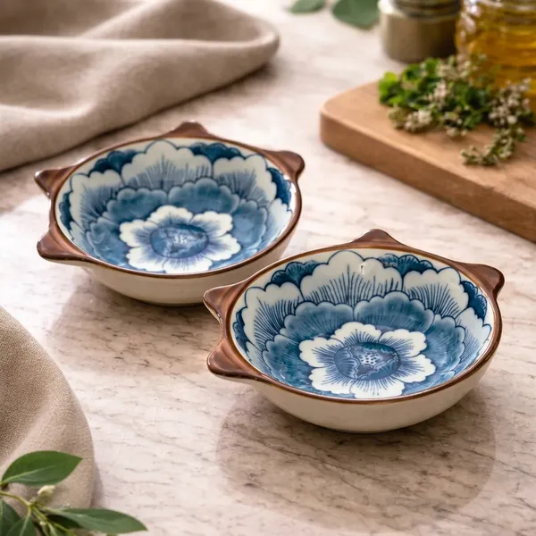 Indigo_Petal_Artisan_Sauce_Bowl_Set_Of_2