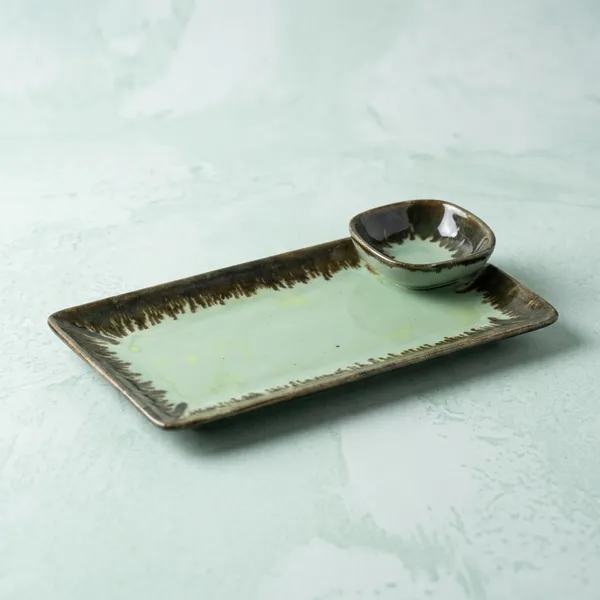Verdant_Edge_Platter_With_Dip_Bowl_Platter_10_X_5_Inches