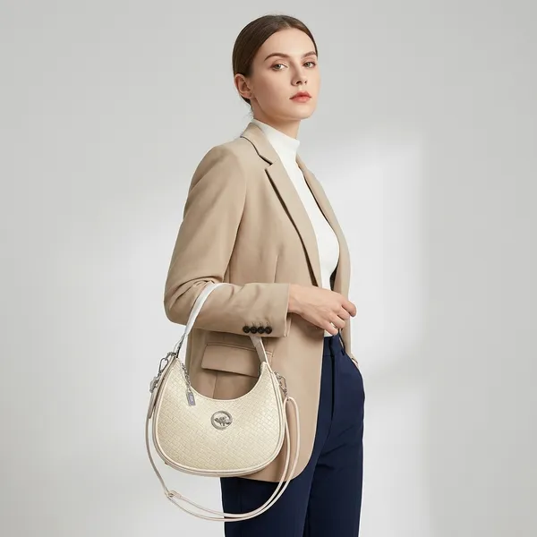 Cream_Pu_Woven_Textured_Crescent_Hobo_Crossbody_Bag_For_Women
