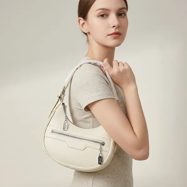 Cream_Pu_Vegan_Leather_Crescent_Hobo_Shoulder_Bag_For_Women
