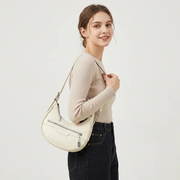 Cream_Pu_Vegan_Leather_Crescent_Hobo_Shoulder_Bag_For_Women