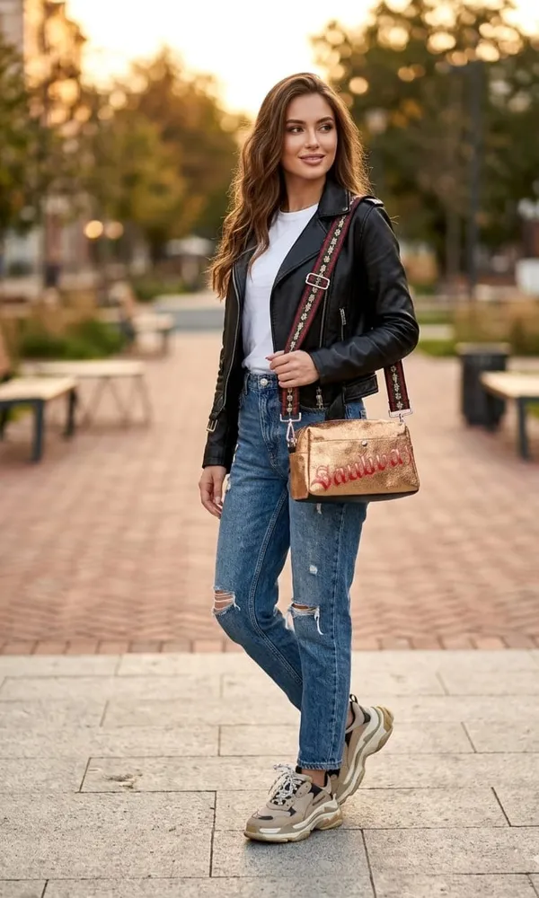 Beige_Brown_Pu_Logo_Print_Crossbody_Bag_For_Women