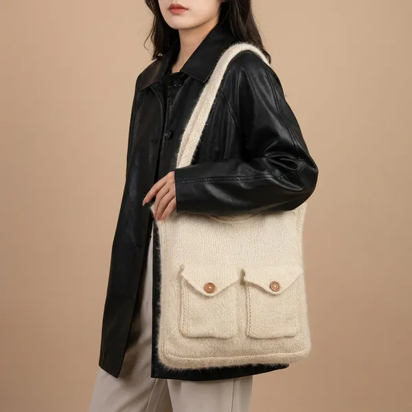 Beige_Jute_Canvas_Tote_Handbag_For_Women