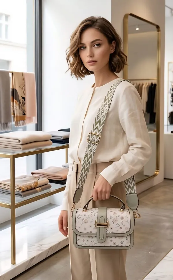 Beige_Pu_Floral_Embossed_Geometric_Strap_Crossbody_Bag_For_Women