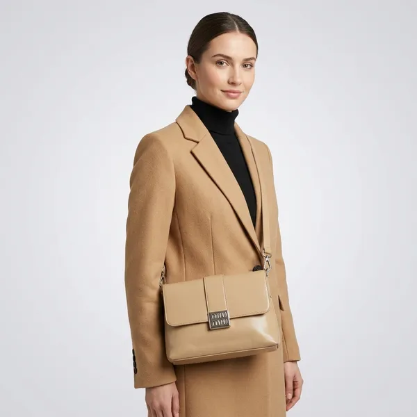 Beige_Pu_Structured_Crossbody_Bag_For_Women