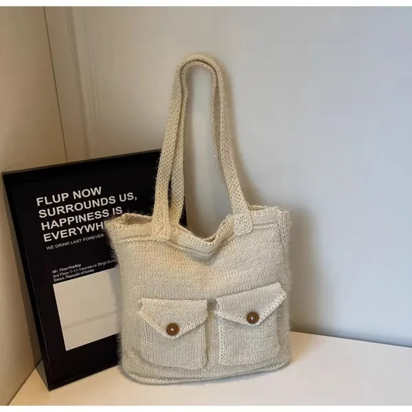 Beige_Knitted_Cotton_Crossbody_Bag_For_Women