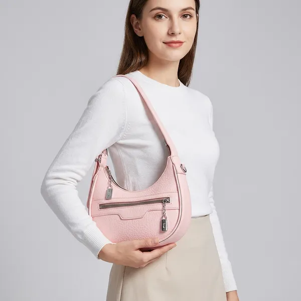 Pink_Faux_Leather_Crescent_Hobo_Bag_For_Women