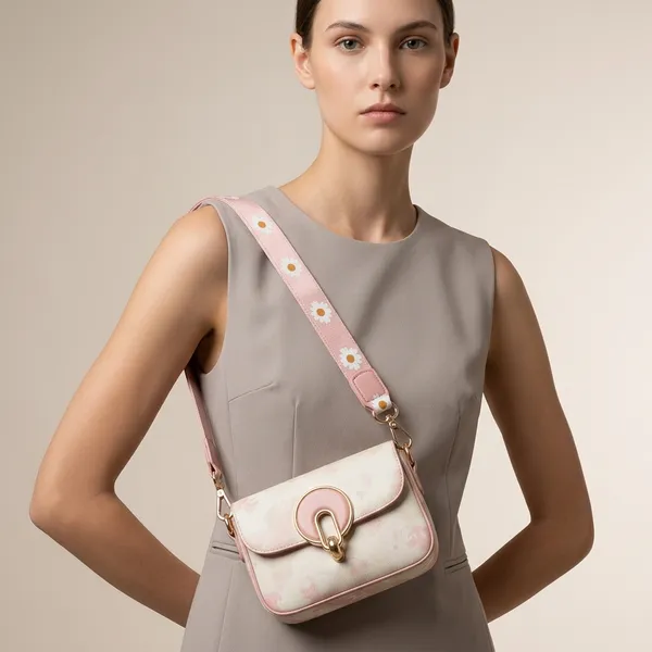 White_Pink_Pu_Color_Block_Crossbody_Bag_For_Women
