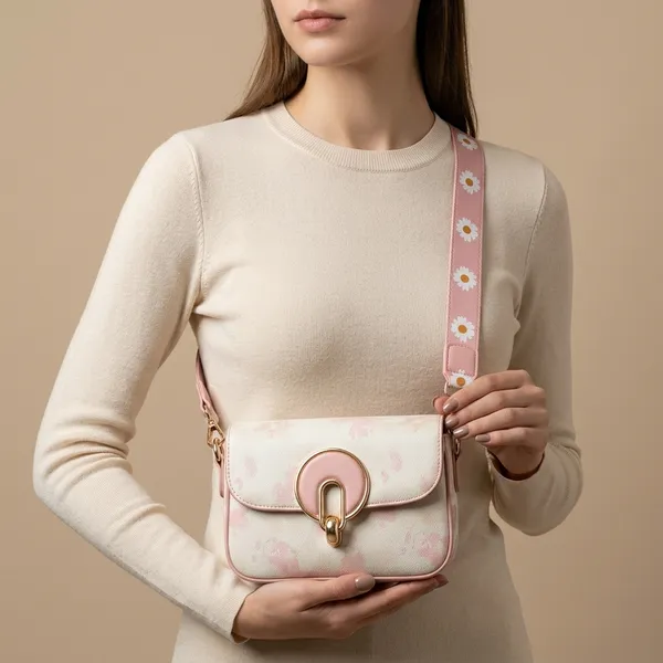 White_Pink_Pu_Color_Block_Crossbody_Bag_For_Women