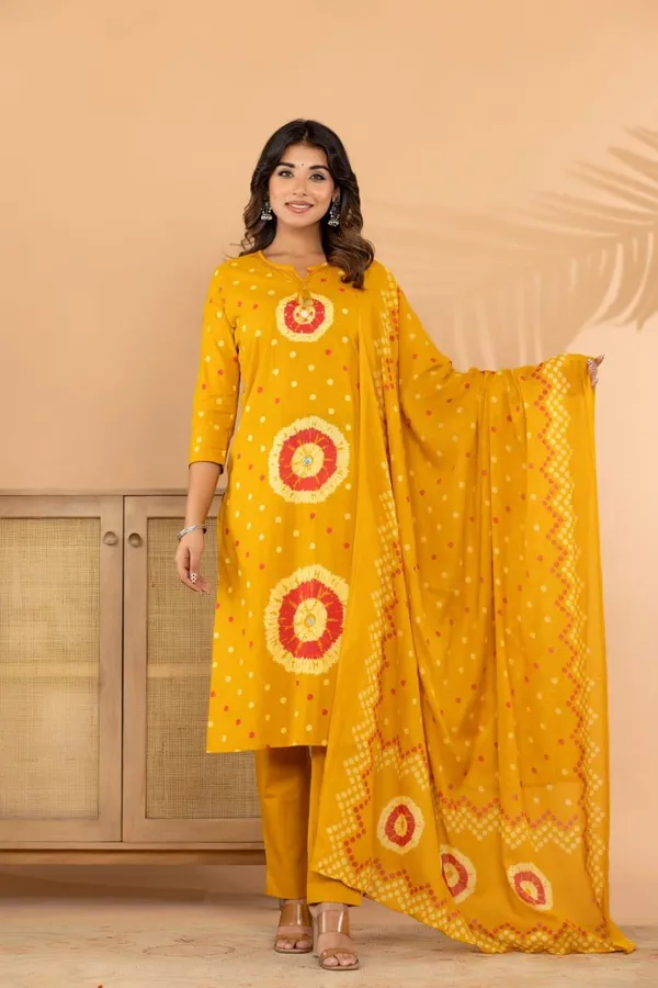 Bandhani_floral_jaipur_suit