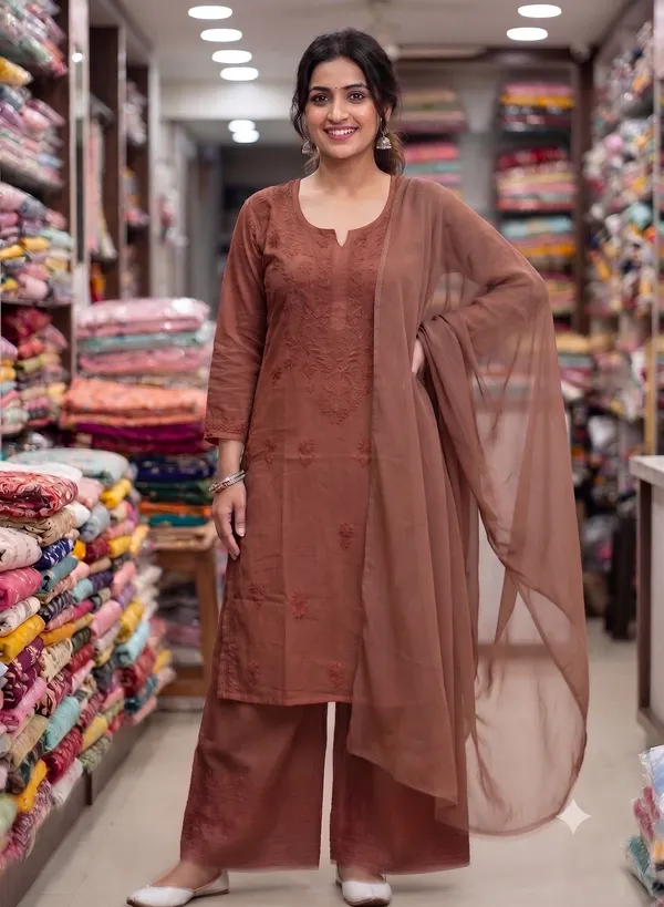 Rayon_Modhal_Lucknowi_sets_with_dupatta