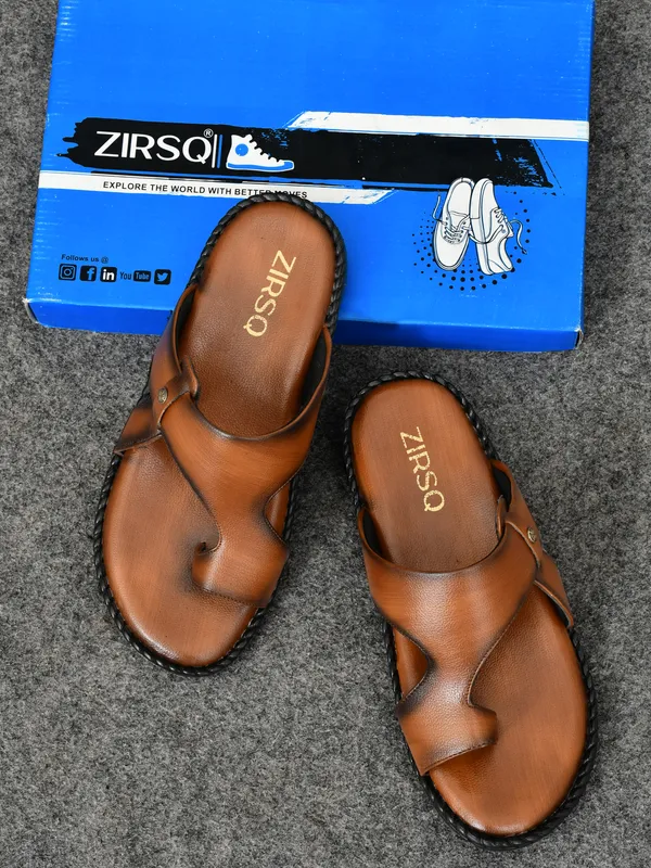 Tan_Brown_Synthetic_Leather_Kolhapuri_Sandals_For_Men