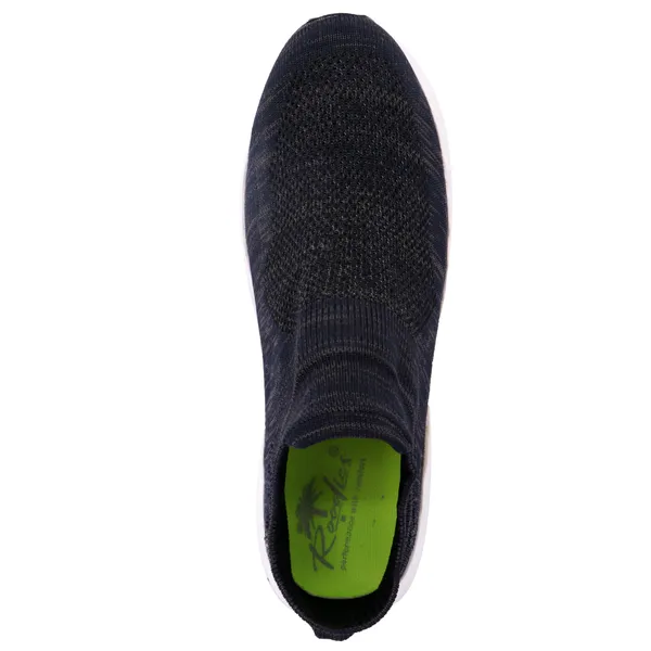 Black_White_Flyknit_Slip-On_Sneakers_For_Men