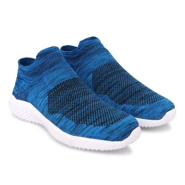 Blue_Flyknit_Slip-On_Sports_Shoes_For_Men