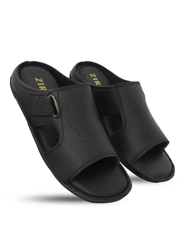 Black_Synthetic_Leather_Slippers_For_Men